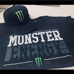 Monster Energy Hat & Shirt Bundle